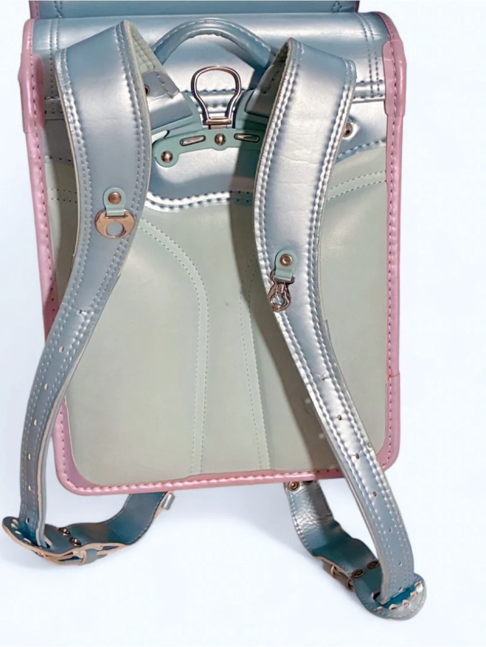 Blue and Pink Randoseru School Backpack